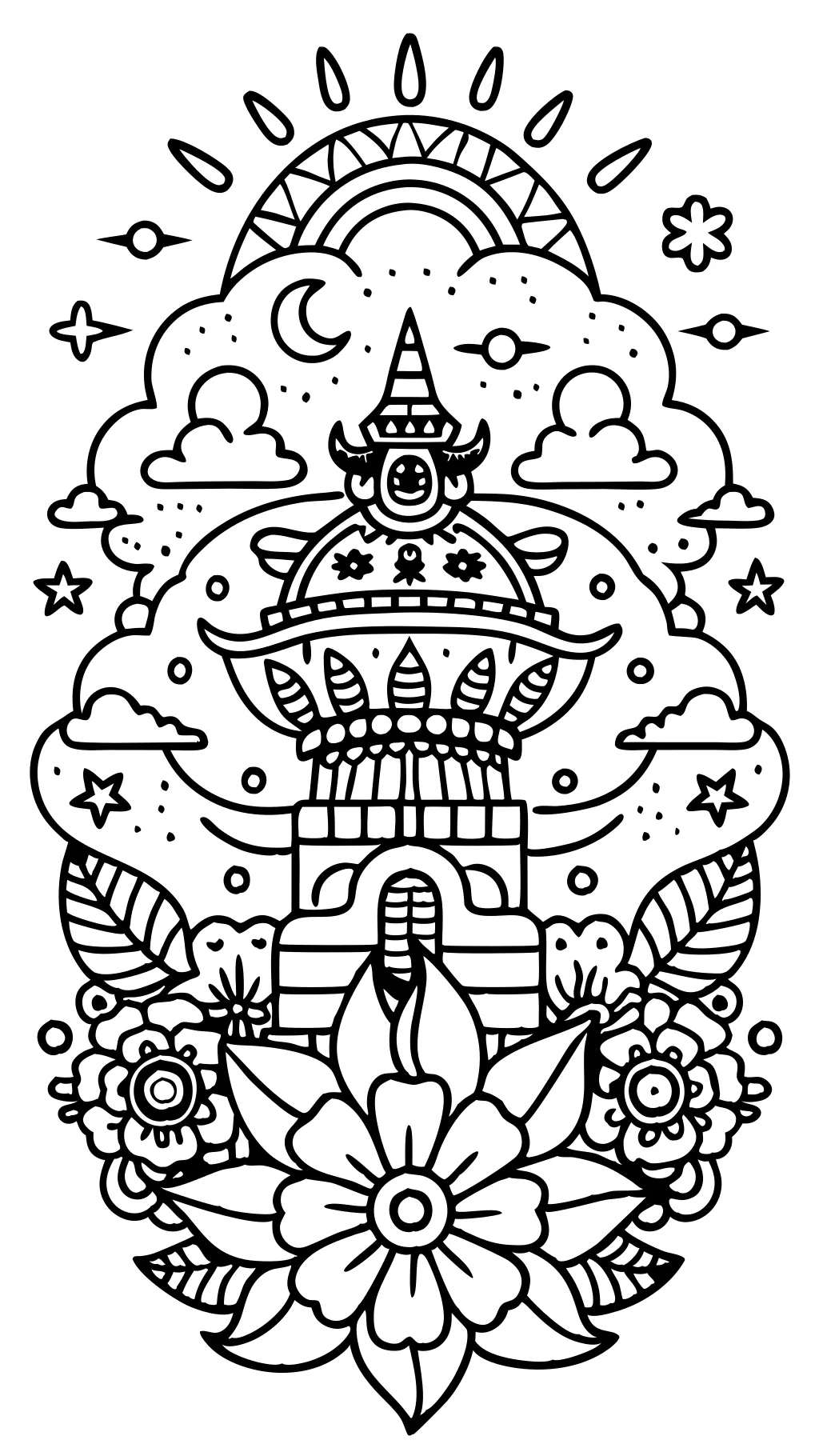 hard coloring pages